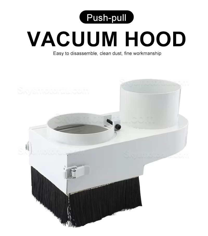 65mm/80mm/100mm/120mm CNC Spindle Dust Hood Suction Hood Dust Collector